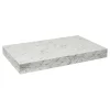 Egger Naturel plan vasque 83,5x8x50 cm, blanc effet marbre (DO8050MCB)* Plan De Travail Salle De Bains
