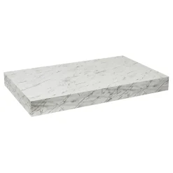 Egger Naturel plan vasque 83,5x8x50 cm, blanc effet marbre (DO8050MCB)* Plan De Travail Salle De Bains