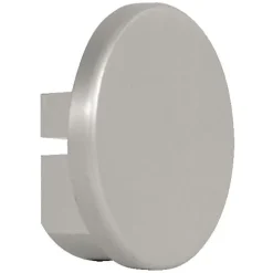 Duval Embout rond pour main courante aluminium anodisé argent - - 61-0102-3001