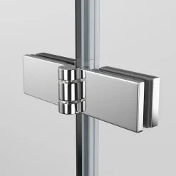 EMKE Pare de baignoire en 6 mm verre securit Paroi de douche pliable pour baignoire, 130x140cm,Revêtement Nano facile à nettoyer* Pare-Baignoire