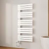 EMKE Radiateur Sèche-Serviettes Électrique 1320x600 mm, Blanc 800W, WiFi, Modes Intelligents, Détection Fenêtre* Sèche-Serviettes Électrique