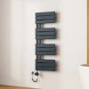 EMKE Radiateur Sèche-Serviettes Électrique 1041x400 mm, Gris Anthracite 400W, WiFi, Modes Intelligents, IPX4