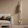 EMKE Sèche-serviettes électrique WiFi Pure, blanc brillant, 150 x 12,5 cm, température réglable, minuterie* Sèche-Serviettes Électrique