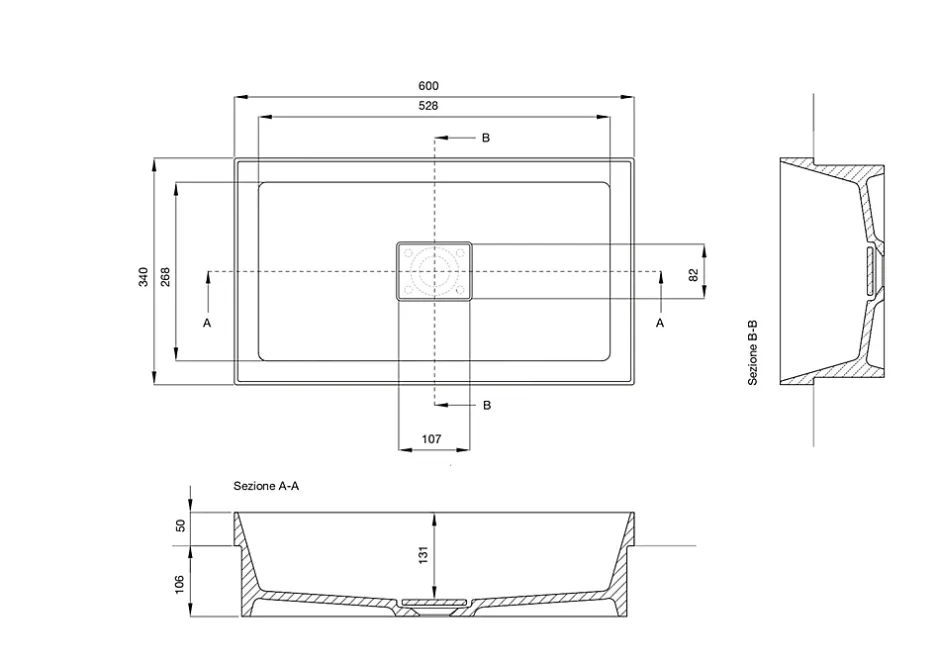 Aqa Design Ensemble 6 pieces VENERE blanc mat