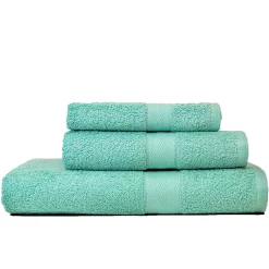 Kiamami Valentina Ensemble Coordonné De 3 Serviettes De Bain De Différentes Tailles Teddy Cotton Capri