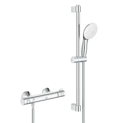 Grohe Ensemble de douche 2 jets avec barre -