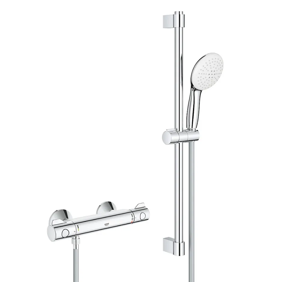 Grohe Ensemble de douche 2 jets avec barre -