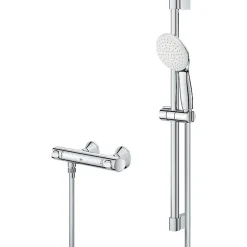 Grohe Ensemble de douche avec mitigeur thermostatique - - Grohtherm 500 - Tempesta