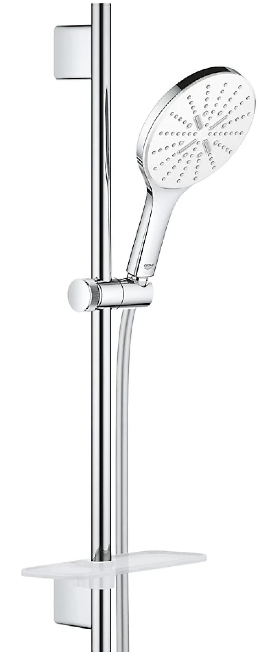 Grohe Ensemble de douche chromé Vitalio SmartActive 150 Cube 3 jets* Colonne De Douche Sans Robinetterie