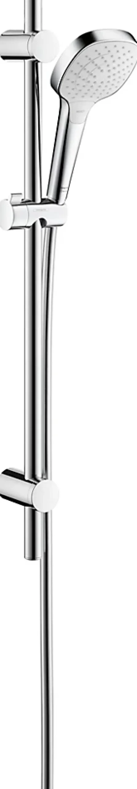 Hansgrohe Ensemble de douche chromé MYSelect E Vario EcoSmart* Pommeau De Douche, Flexible Et Barre De Douche