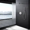 Imex Products Ensemble de douche CURVED à encastrer - Thermostatique Chromé BrillantChroméNoir matCanon de fusilOr brosséOr rose brossé Ensembl