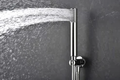 Imex Products Ensemble de douche CURVED à encastrer - Thermostatique Chromé BrillantChroméNoir matCanon de fusilOr brosséOr rose brossé Ensembl
