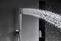 Imex Products Ensemble de douche CURVED à encastrer - mitigeur monocommande Chromé BrillantChroméNoir matCanon de fusilOr brosséOr rose brossé