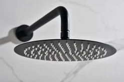 Imex Products Ensemble de douche CURVED à encastrer - Thermostatique Noir (mat)ChroméNoir matCanon de fusilOr brosséOr rose brossé Ensemble enc