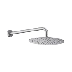 Poalgi Ensemble de douche encastré mécanique 2 voies SKY BATH nickel brossé Inox S304 série SOUL