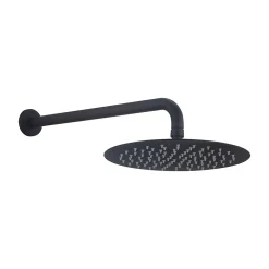 Poalgi Ensemble de douche encastré mécanique 2 voies SKY BATH noir mat PVD Inox S304 série SOUL