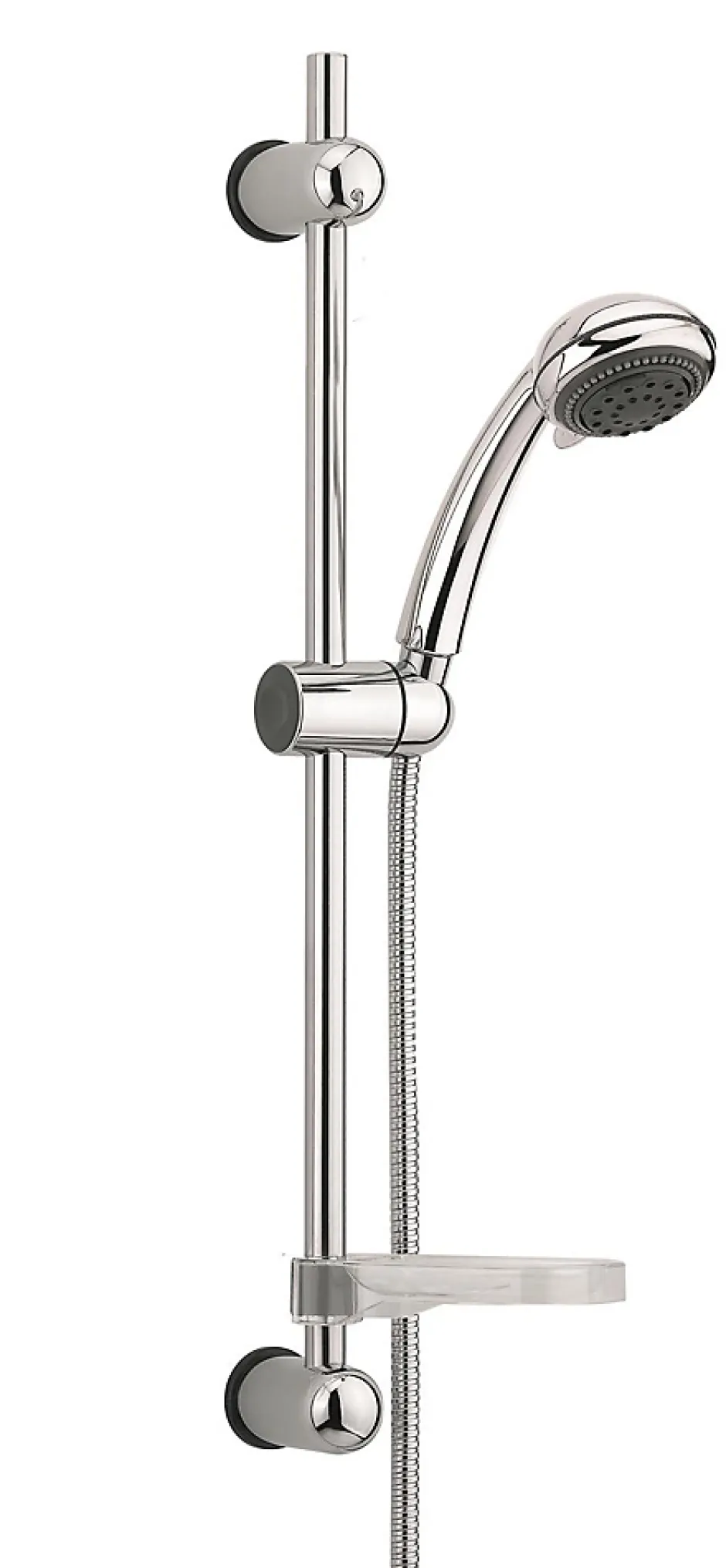 Valentin Ensemble de Douche Morgane 3 Jets - Barre 600 mm - Flexible 1,75 m - Chromé* Pommeau De Douche, Flexible Et Barre De Douche