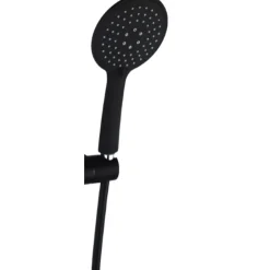 MTK Ensemble de douche douchette 3 jets en ABS, 1 support mural et 1 flexible 150 cm en PVC