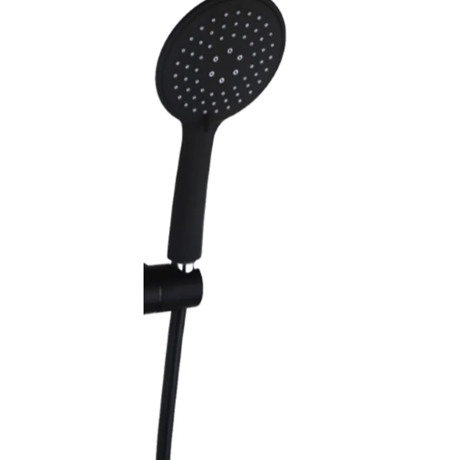 MTK Ensemble de douche douchette 3 jets en ABS, 1 support mural et 1 flexible 150 cm en PVC