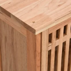 Vidaxl Ensemble de meubles de salle de bain 4 pcs Bois massif de noyer* Meuble Wc