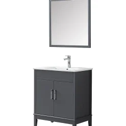 Wilsa Ensemble de salle de bain gri 75 cm