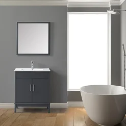 Wilsa Ensemble de salle de bain gri 75 cm