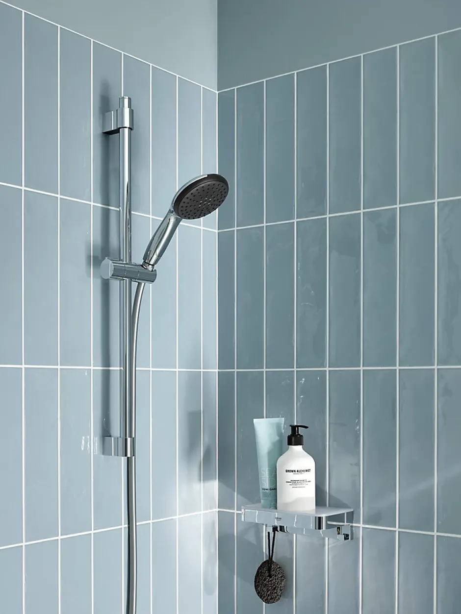 Grohe Ensemble douchette 1 jet + flexible + barre chrome, Vitalio Start
