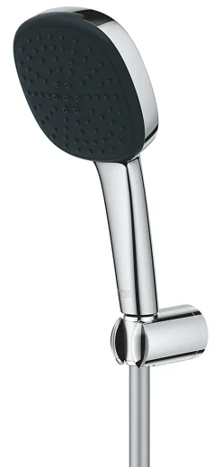 Grohe Ensemble douchette 2 jets + support + flexible chrome, Vitalio Comfort 100* Pommeau De Douche, Flexible Et Barre De Douche
