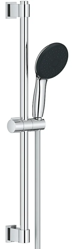 Grohe Ensemble douchette 3 jets + flexible + barre chrome, Vitalio Start 100