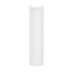 GoodHome Ensemble lavabo et colonne en céramique blanc Tasi* Lavabo