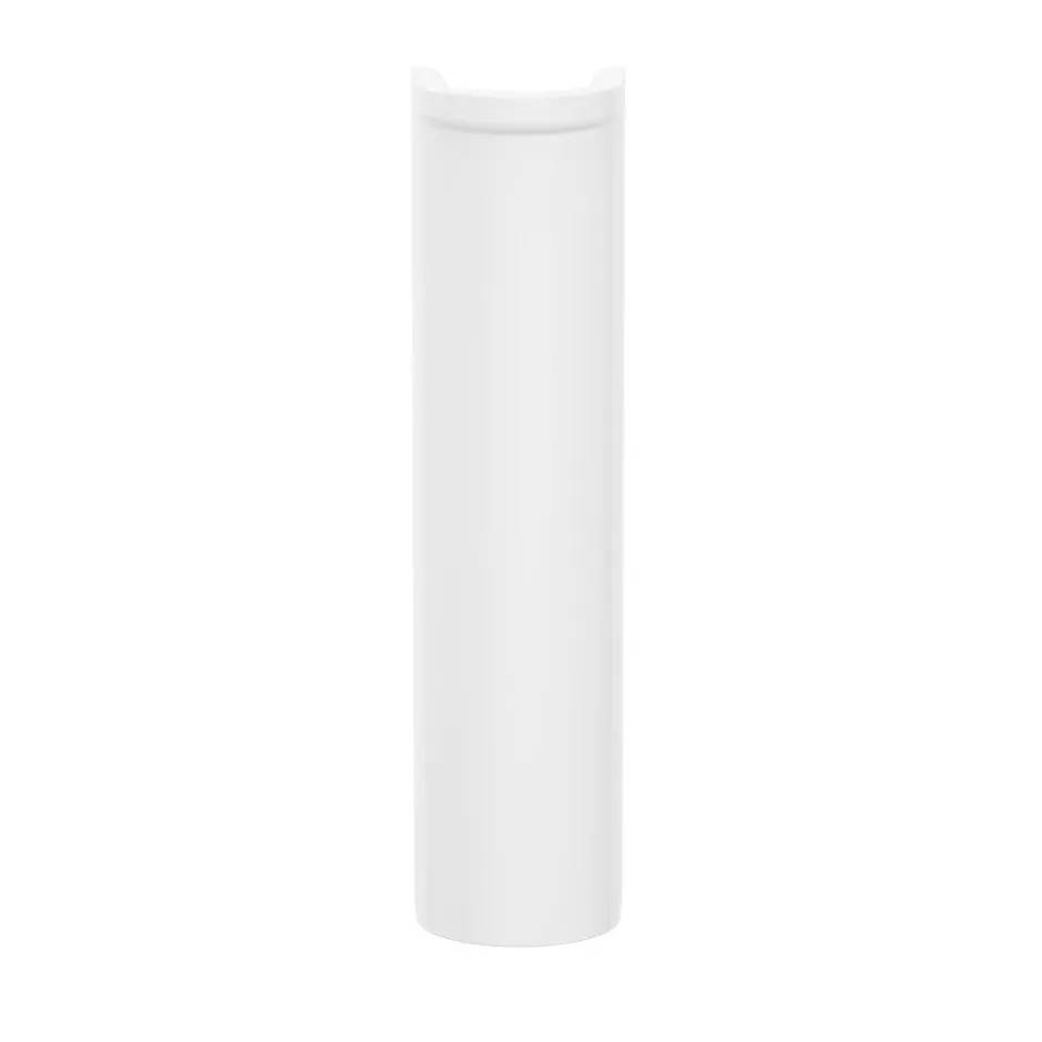 GoodHome Ensemble lavabo et colonne en céramique blanc Tasi* Lavabo