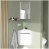 Mob-In Ensemble lave-mains d'angle SKINO + vasque + armoire de toilette* Lave-Mains