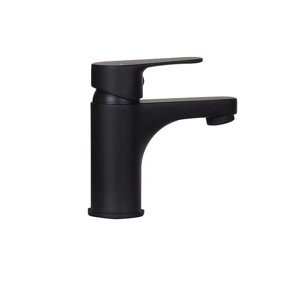Mob-In Ensemble lave-mains HAMPTON avec rangement latéral et robinet noir