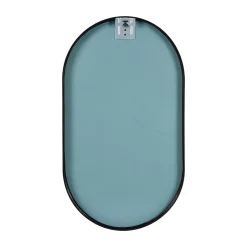 Mob-In Ensemble lave-mains suspendu NEVADA avec robinet noir et miroir ovale