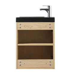 Mob-In Ensemble lave-mains suspendu NEVADA avec robinet et miroir* Lave-Mains
