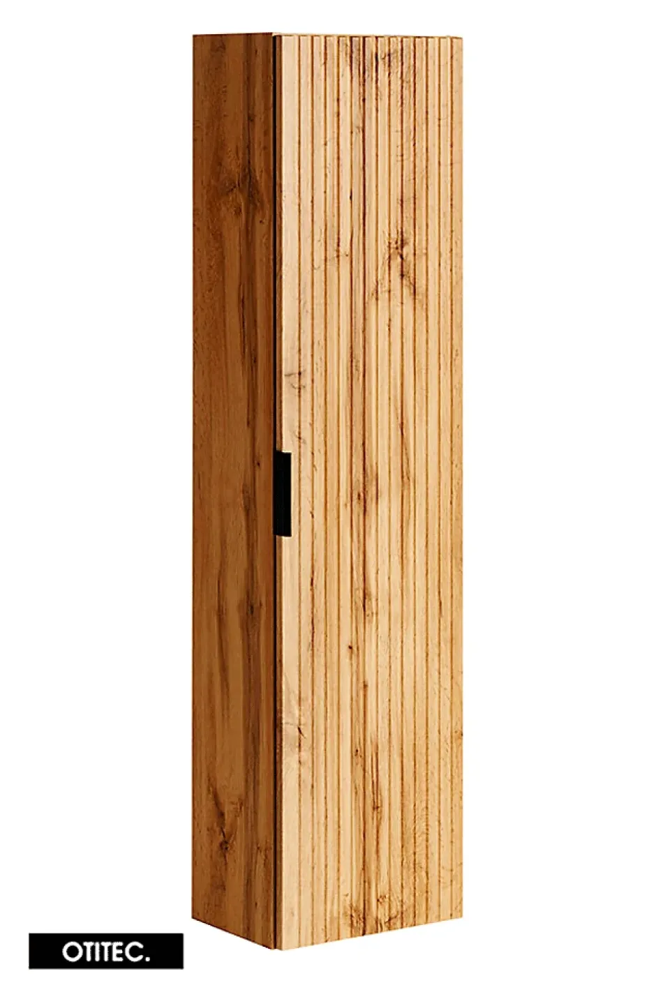 Otitec Ensemble meuble de salle de bain de 80 cm - avec plan - avec vasque - avec Miroir - LIVA OAK* Meuble Sous Lavabo