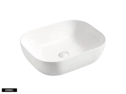 Otitec Ensemble meuble de salle de bain de 80 cm - avec plan - avec vasque - avec Miroir - LIVA OAK* Meuble Sous Lavabo