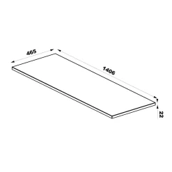 Petits-Meubles Ensemble meuble double vasque 140cm 2 niches et colonne Tao Bois* Ensemble Meuble De Salle De Bains
