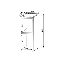 Petits-Meubles Ensemble meuble double vasque 140cm 2 niches et colonne Tao Bois* Ensemble Meuble De Salle De Bains
