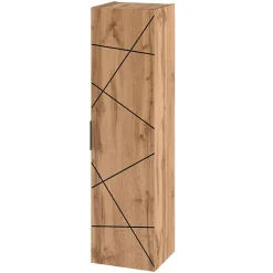Petits-Meubles Ensemble meuble double vasque 140cm 2 niches et colonne Teren Bois* Ensemble Meuble De Salle De Bains