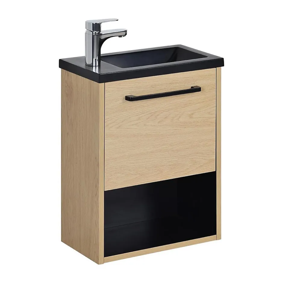 Mob-In Ensemble meuble lave-mains NIKA + robinet* Lave-Mains