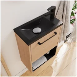 Mob-In Ensemble meuble lave-mains NIKA + robinet