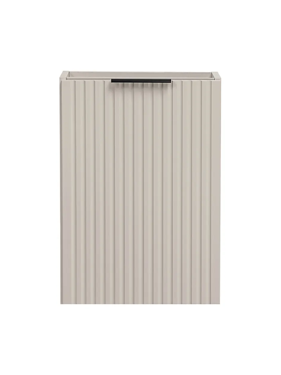 Furnidea Ensemble meuble lave-mains suspendu ADEL cachemire avec le lavabo FIKA 40 cm