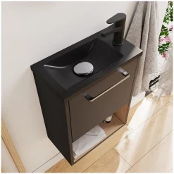 Mob-In Ensemble meuble lave-mains NIKA + robinet