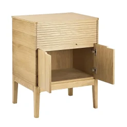 Mob-In Ensemble meuble simple vasque 60 cm chêne + vasque ALASKA