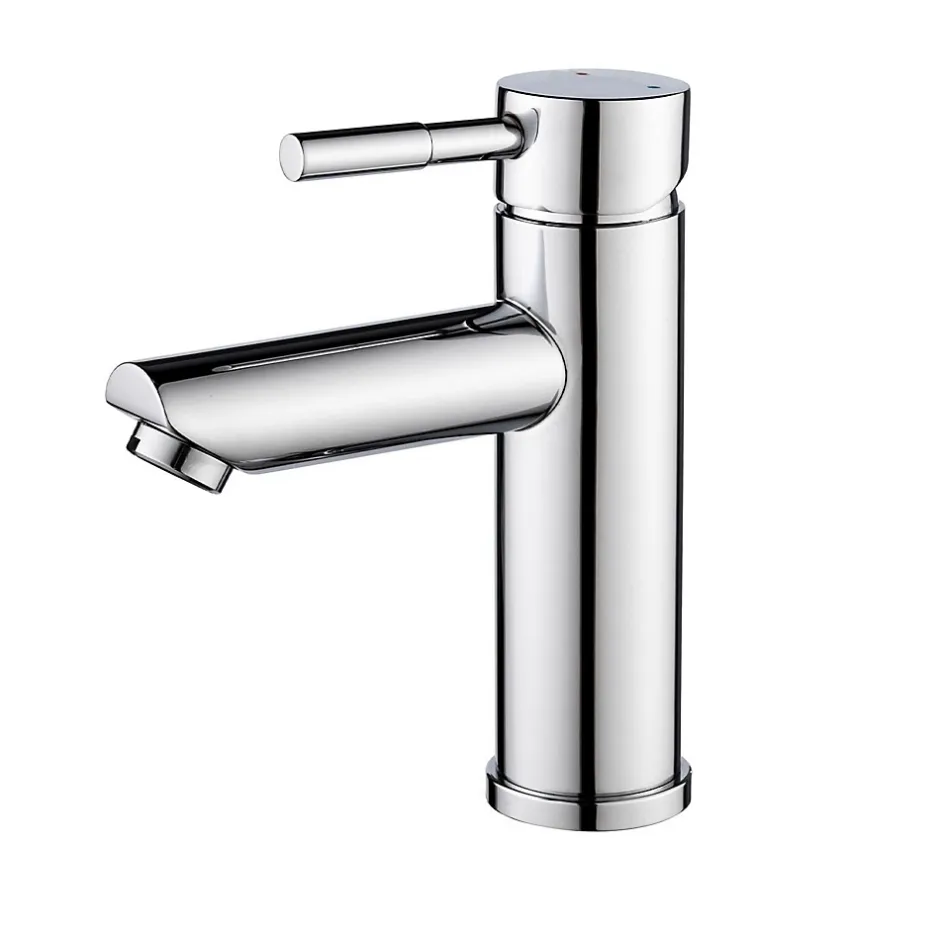 Mob-In Ensemble meuble simple vasque SORRENTO 60 cm + robinet + miroir + Colonne