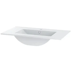 Petits-Meubles Ensemble meuble simple vasque encastree 80cm et colonne Izae Cachemire* Ensemble Meuble De Salle De Bains