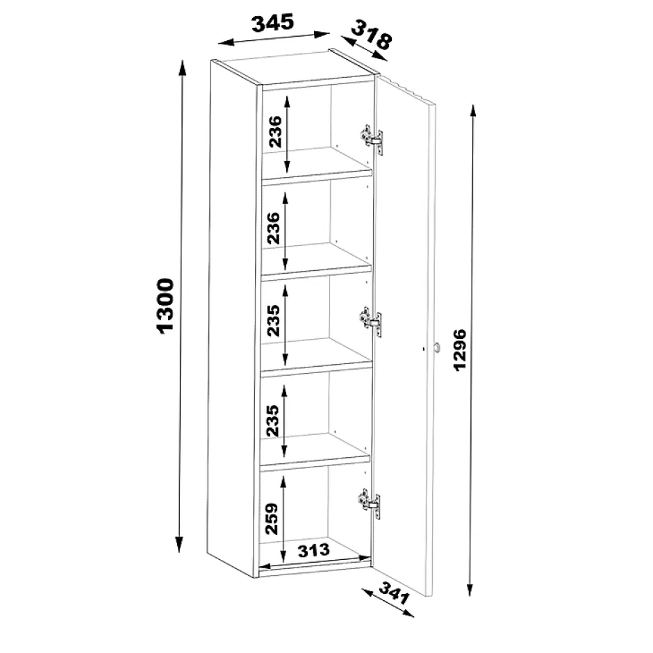 Petits-Meubles Ensemble meuble simple vasque encastree 80cm et colonne Izae Cachemire* Ensemble Meuble De Salle De Bains