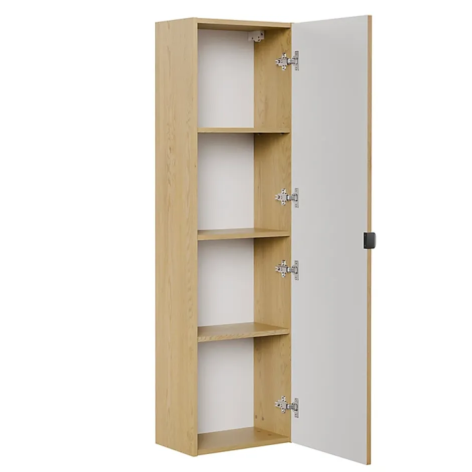 Petits-Meubles Ensemble meuble simple vasque 120cm et colonne Mila Bois* Ensemble Meuble De Salle De Bains