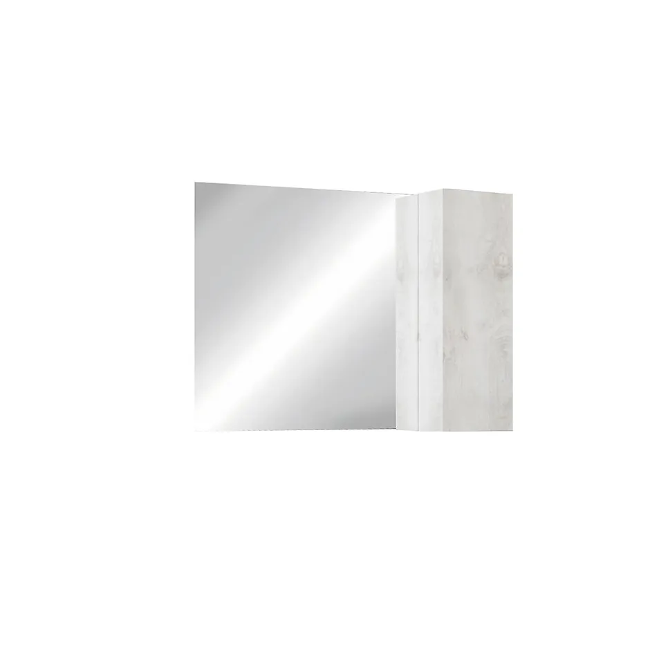 Autres Ensemble salle de bain BASIC pin blanc, 92 x 47 x 45 cm